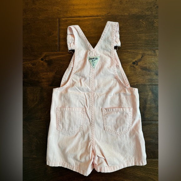 OSHKOSH | B'gosh Toddler Girls' Heart
Pocket Shortalls - Pink 3T - Picture 3 of 3